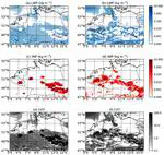 Sensitivity of cloud-phase distribution to cloud microphysics and thermodynamics in simulated deep convective clouds and SEVIRI retrievals